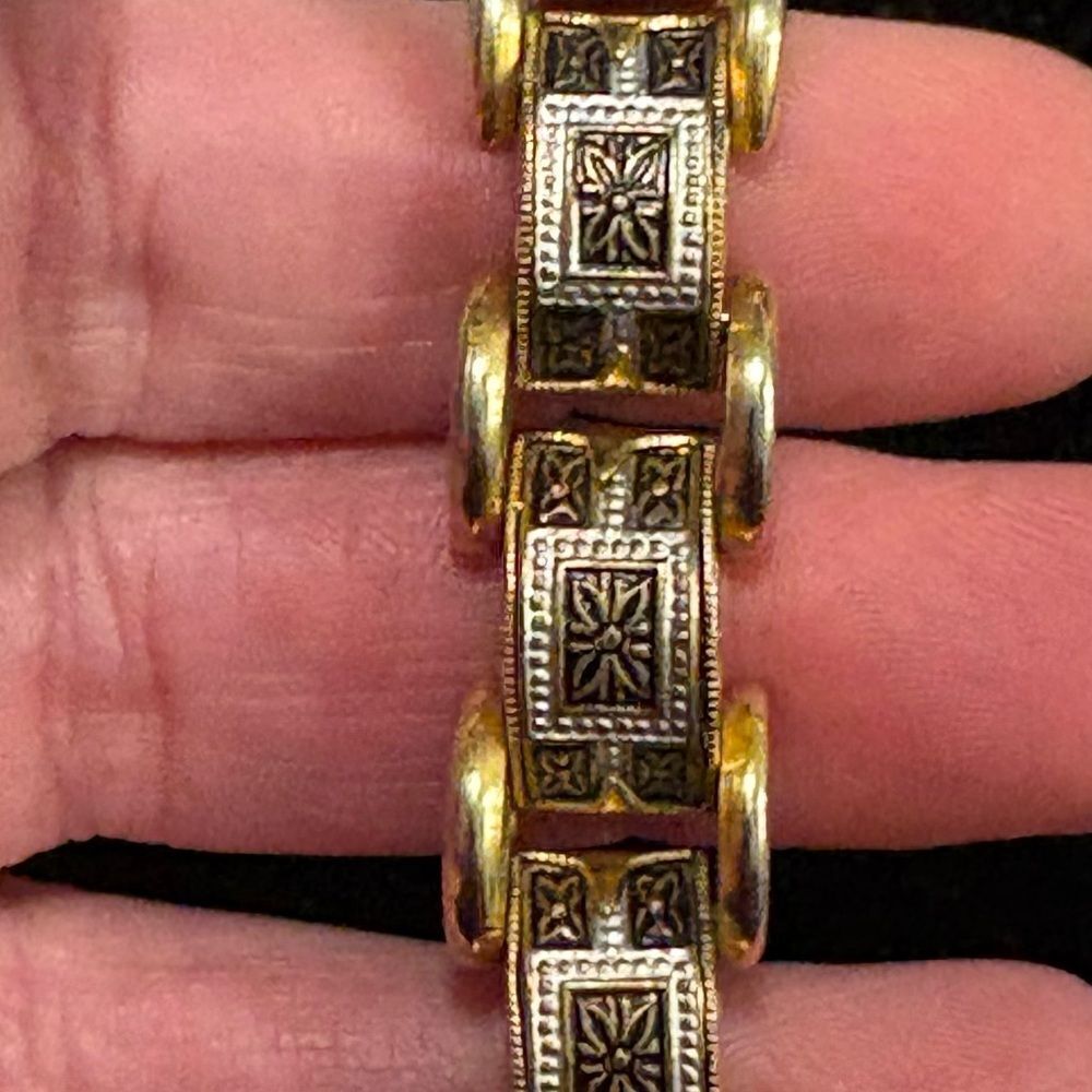 Vintage Damascene Bracelet